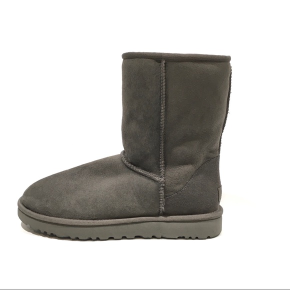 UGG Classic Short II Boots -Grey Twinface Sheepskin -Women’s US 11 -NEW - Picture 4 of 9